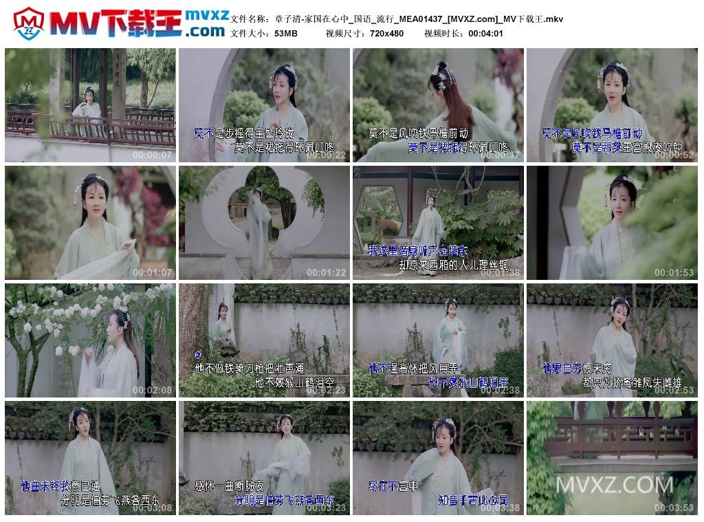 章子清-家国在心中_国语_流行_MEA01437